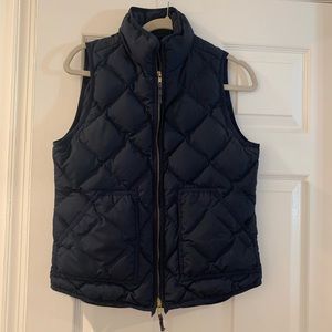 J.Crew Navy Down Puffer Vest